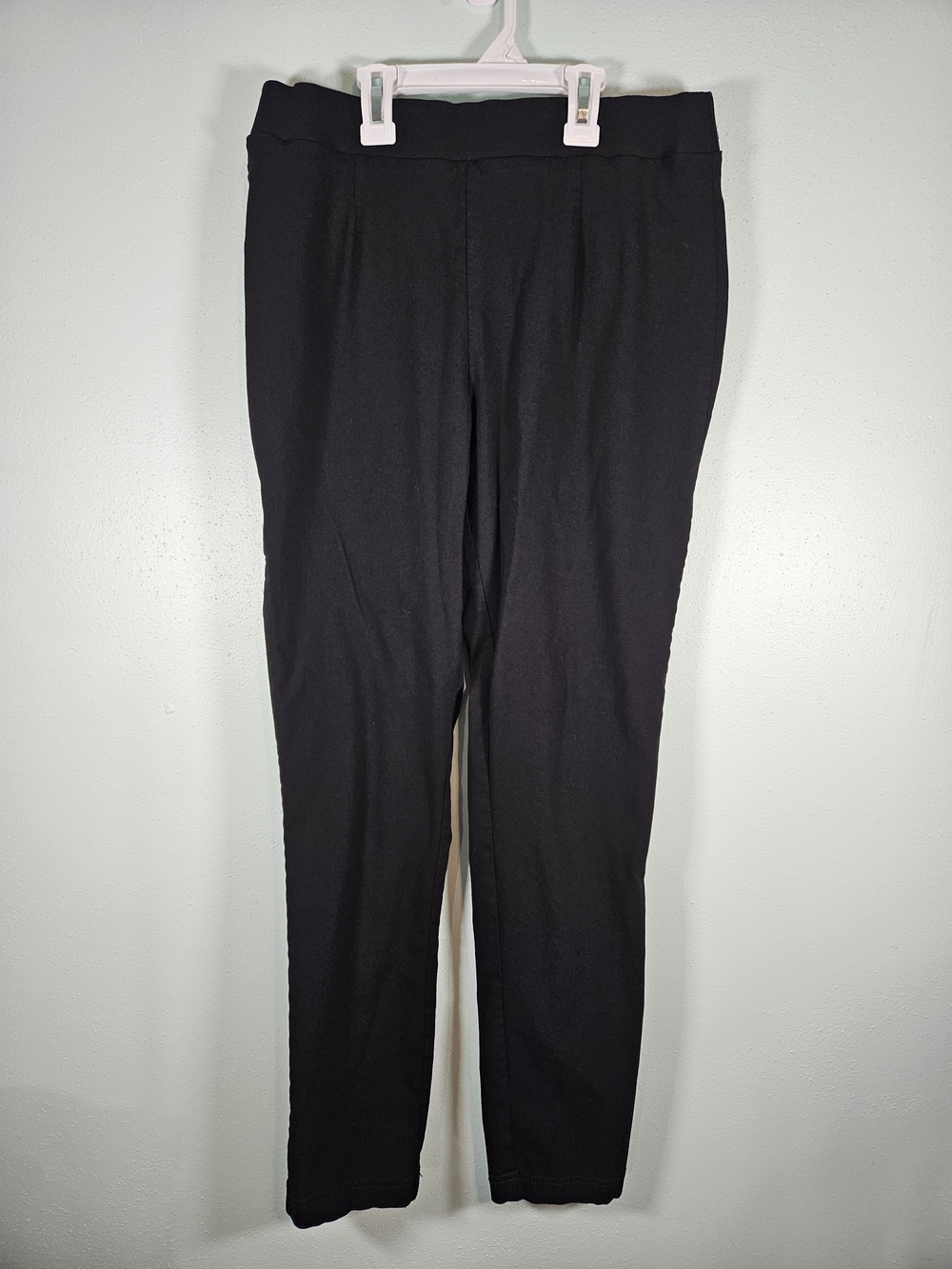 DKNY Black Skinny Ponte Pull-On Pants